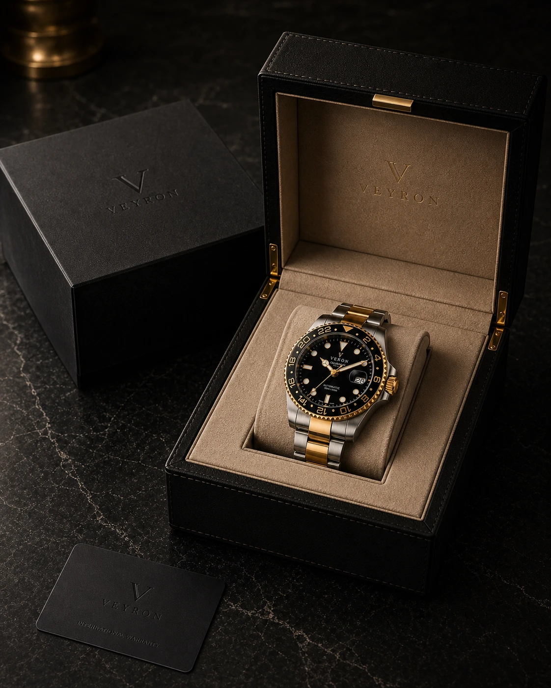 Verón V01 presentation box and warranty card
